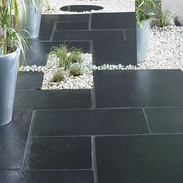 17 28 M2 Full Crate Black Limestone Pavers For Patios Kota London - How Much Does A Limestone Patio Cost